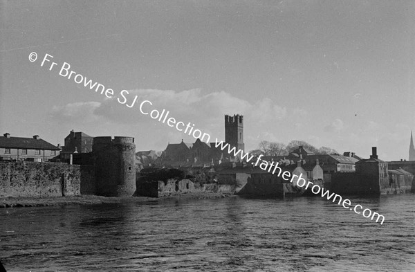 VIEW OF CASTLE AND ST MARYS FROM CLARE BANK